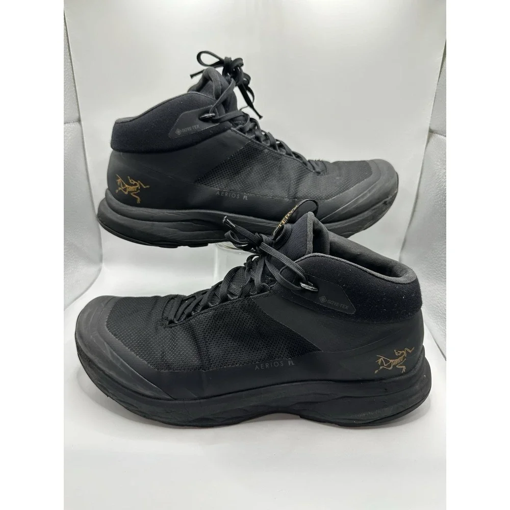 Arc'teryx Aerios FL 2 Mid GTX hiking boots Black Men's 10- No Insoles